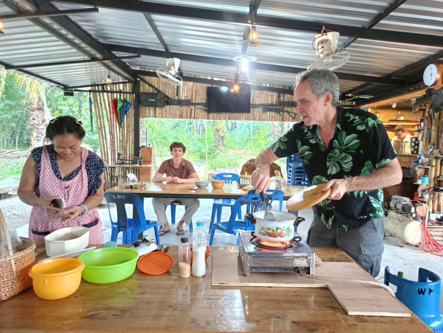 Green Garden Homestay Ban Khlong Wa Exterior foto
