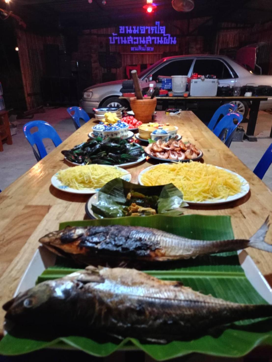 Green Garden Homestay Ban Khlong Wa Exterior foto